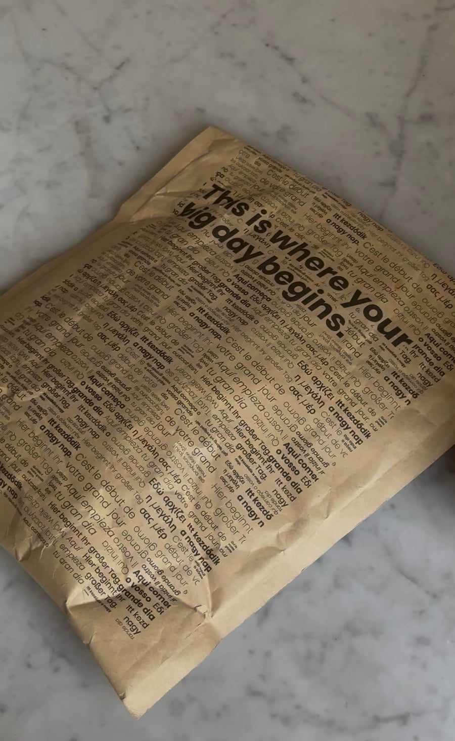 Le sachet kraft
