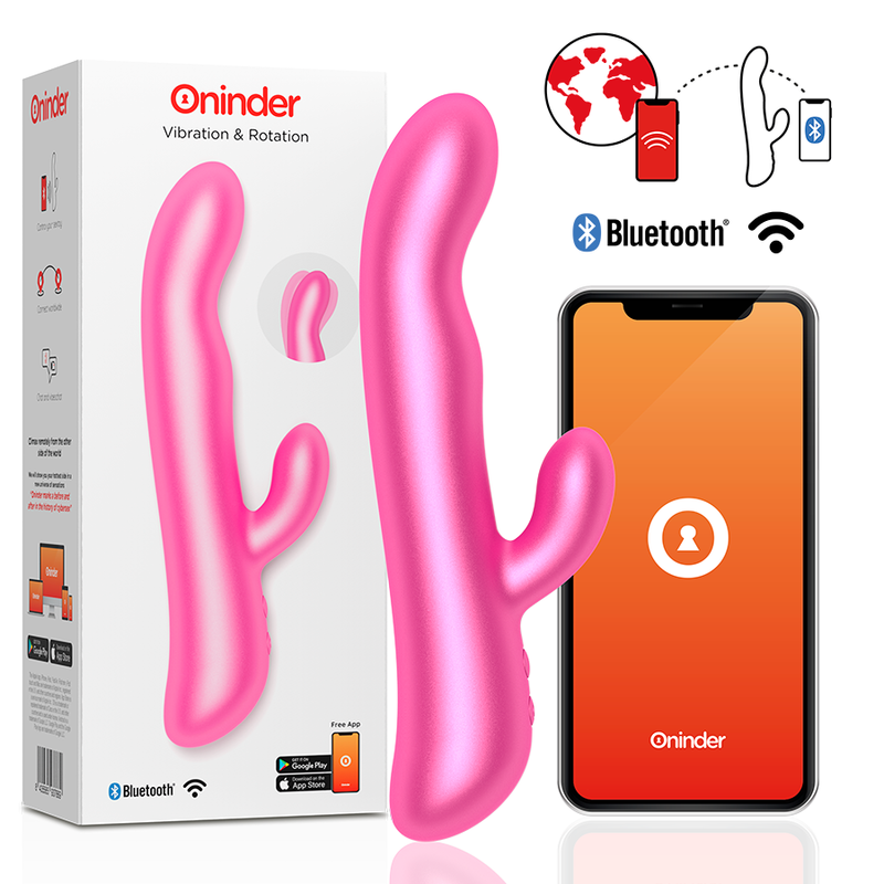 Oninder Oslo rose, rabbit connecté