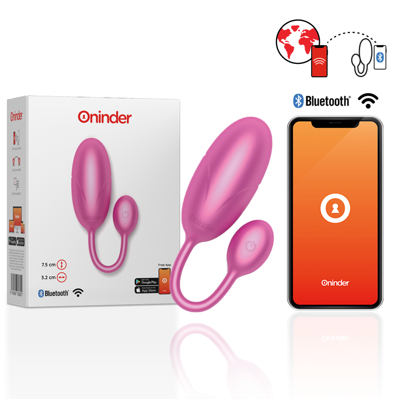 Oninder Tokyo rose, œuf vibrant couple connecté