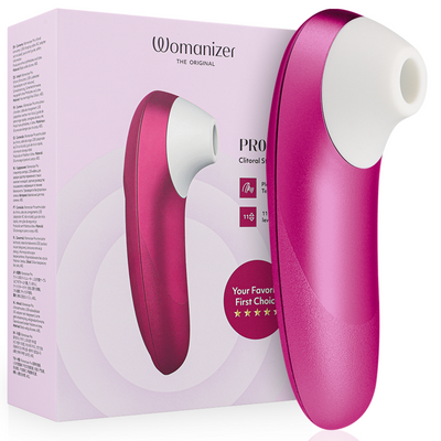 Womanizer Pro — Air pulsé clitoridien sans contact · Rose