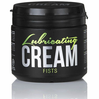 Pot noir de 500 ml de crème lubrifiante Cobeco CBL Fists
