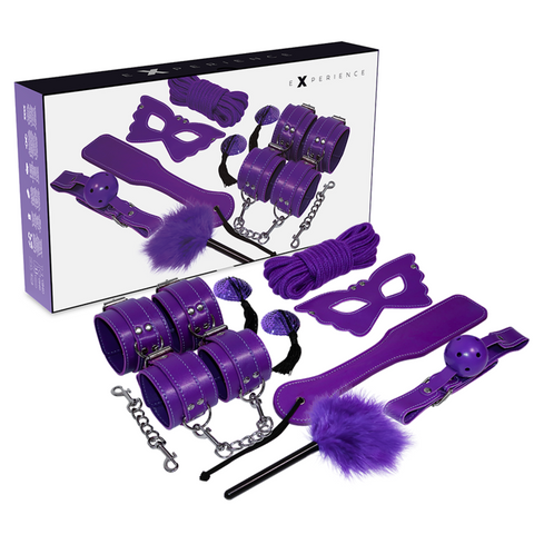 Experience, kit BDSM 8 pièces violet