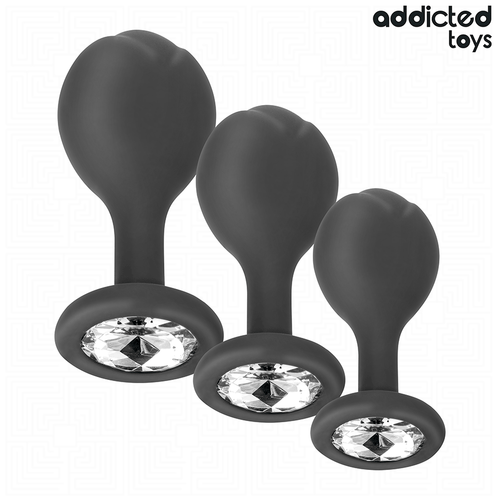 Addicted Toys, kit de 3 plugs anaux progressifs