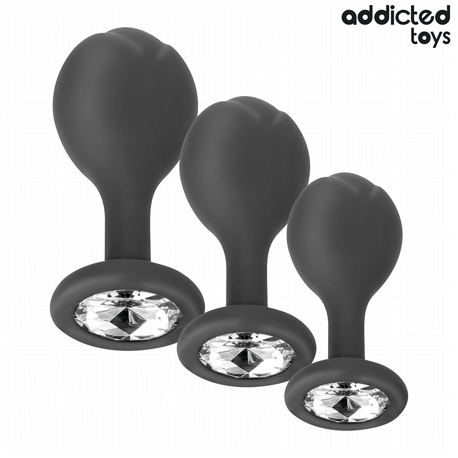 Addicted Toys, kit de 3 plugs anaux progressifs
