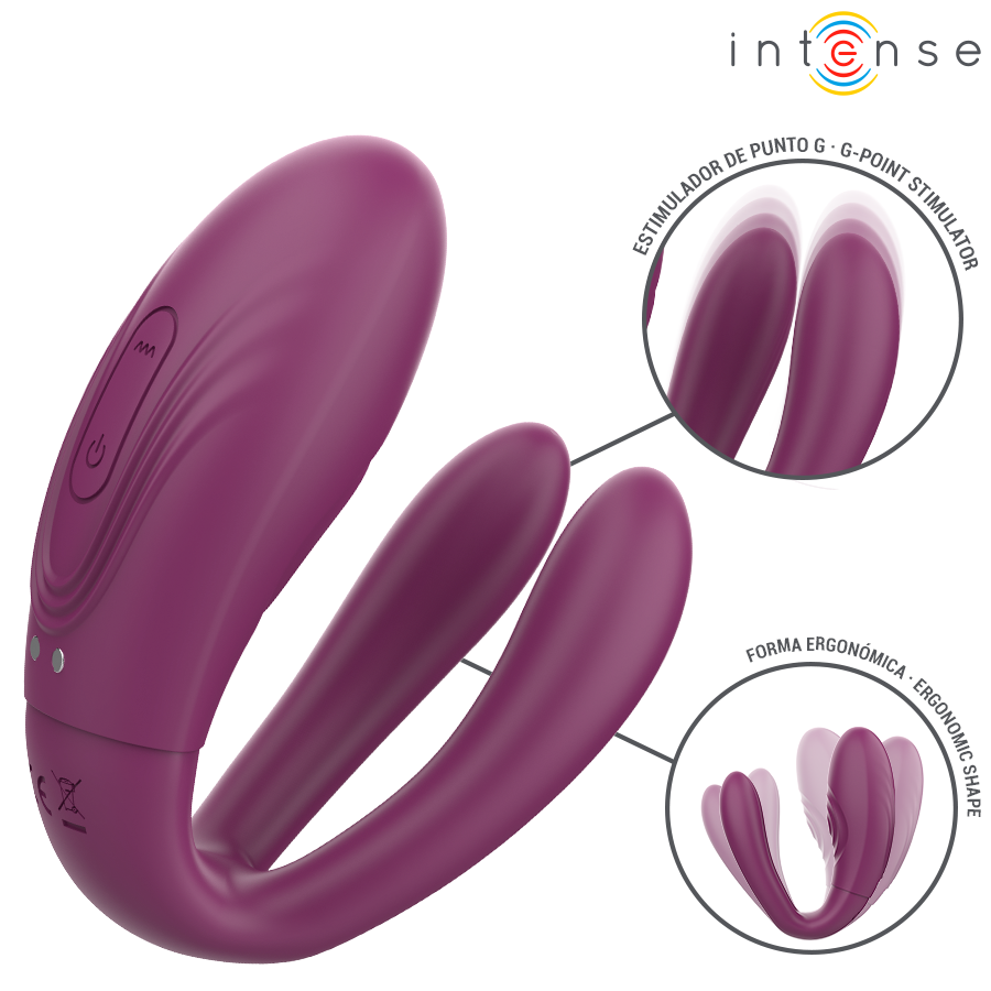 Intense Sandra, stimulateur tapotement et vibration avec télécommande