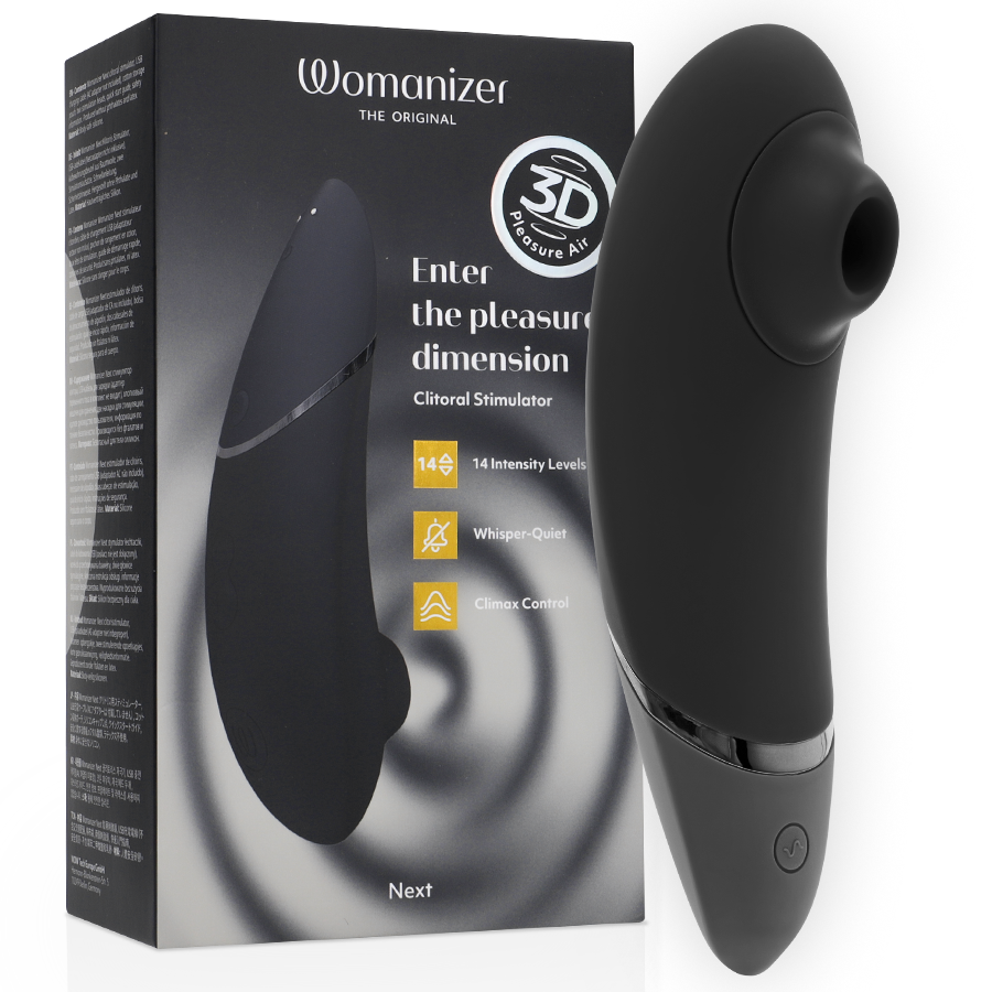 Womanizer Next noir, stimulateur 3D Pleasure Air