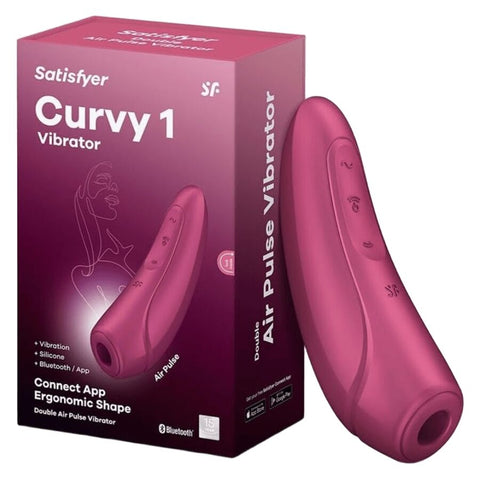 Satisfyer Curvy 1+, stimulateur air pulse connecté
