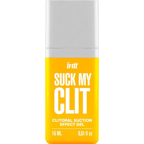 Flacon jaune fermé avec bouchon blanc, étiquette de 15 ml vue de face