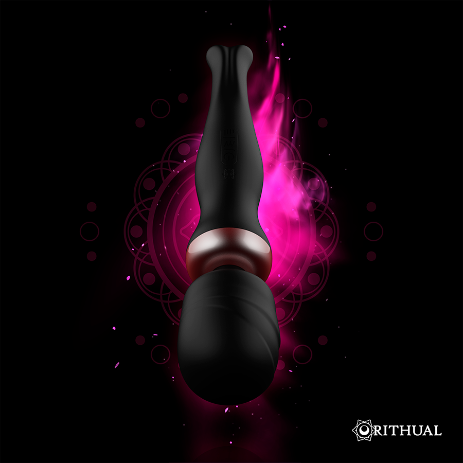 Rithual Akasha 2.0 noir, masseur wand rechargeable